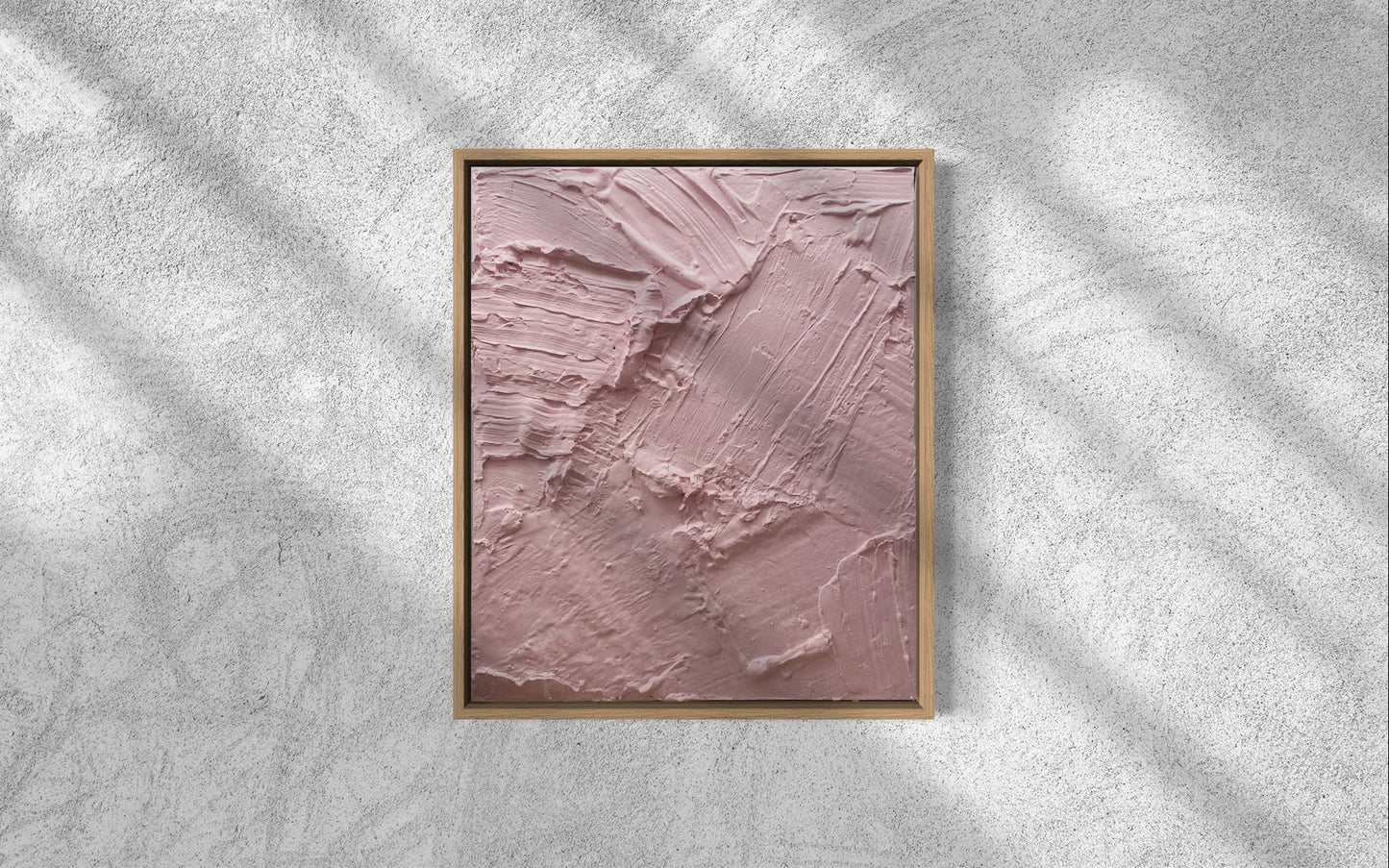 cuadro texturado "Heavy Pink"