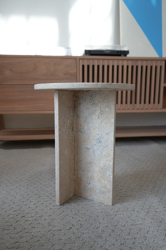 Mesa auxiliar BROOKLYN Travertino