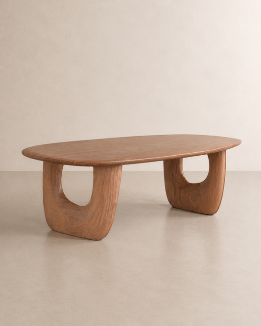 Mesa de comedor FöRMA en madera sólida – 6 personas