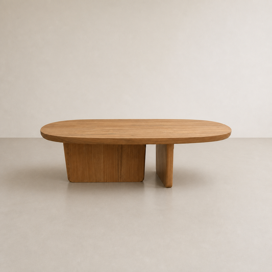 Mesa de centro Velo en madera sólida