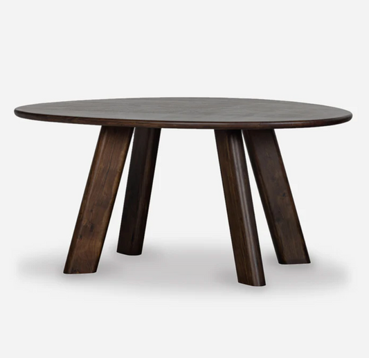 Mesa de comedor wabi sabi - nogal